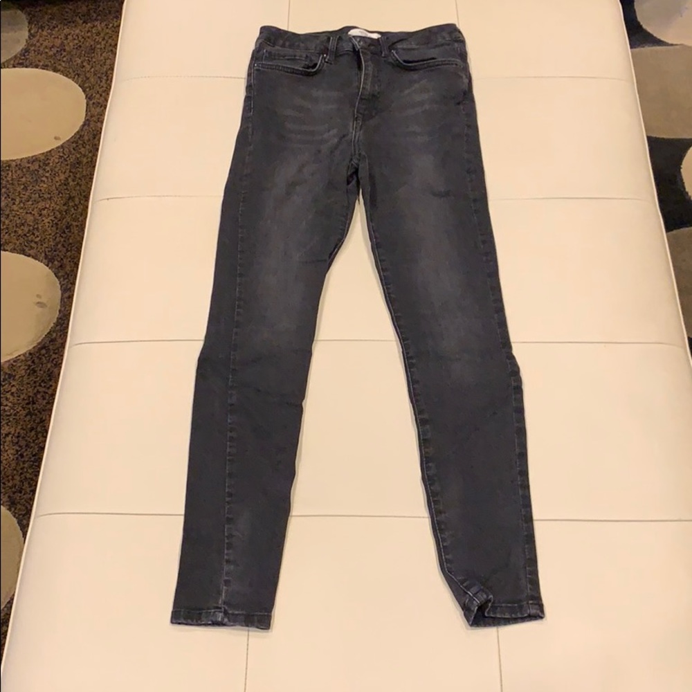 Forever21 high-waisted dark denim